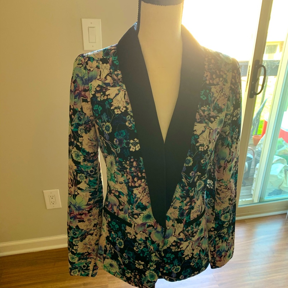 Lauren Conrad Flower Blazer